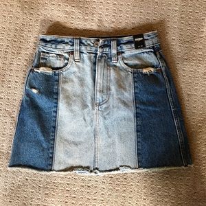 Abercrombie mini denim skirt size 00/ 24” vintage